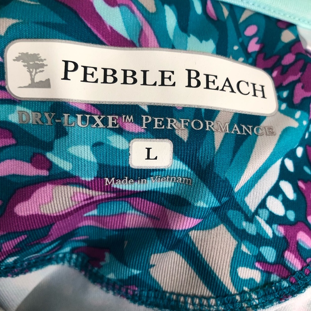 Pebble Beach Multi-Color Sleeveless Performance Top - Picture 5 of 7